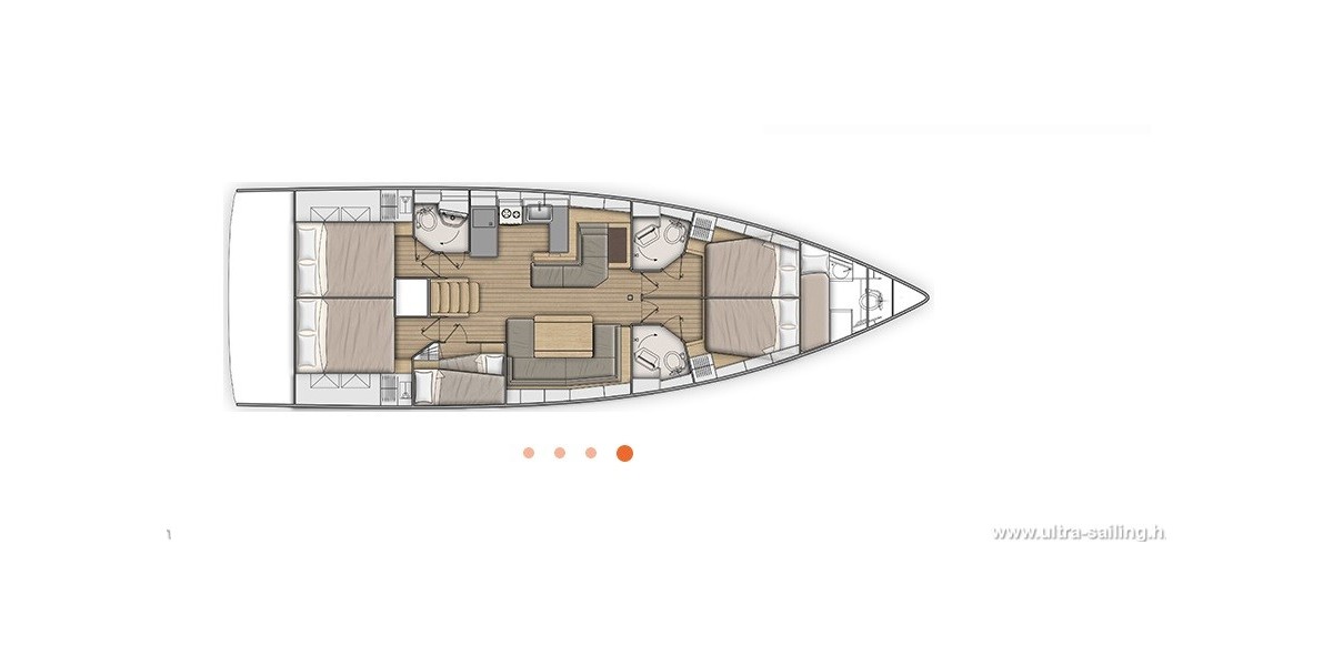 Oceanis 51.1, True Wind | Yacht Charter Croatia