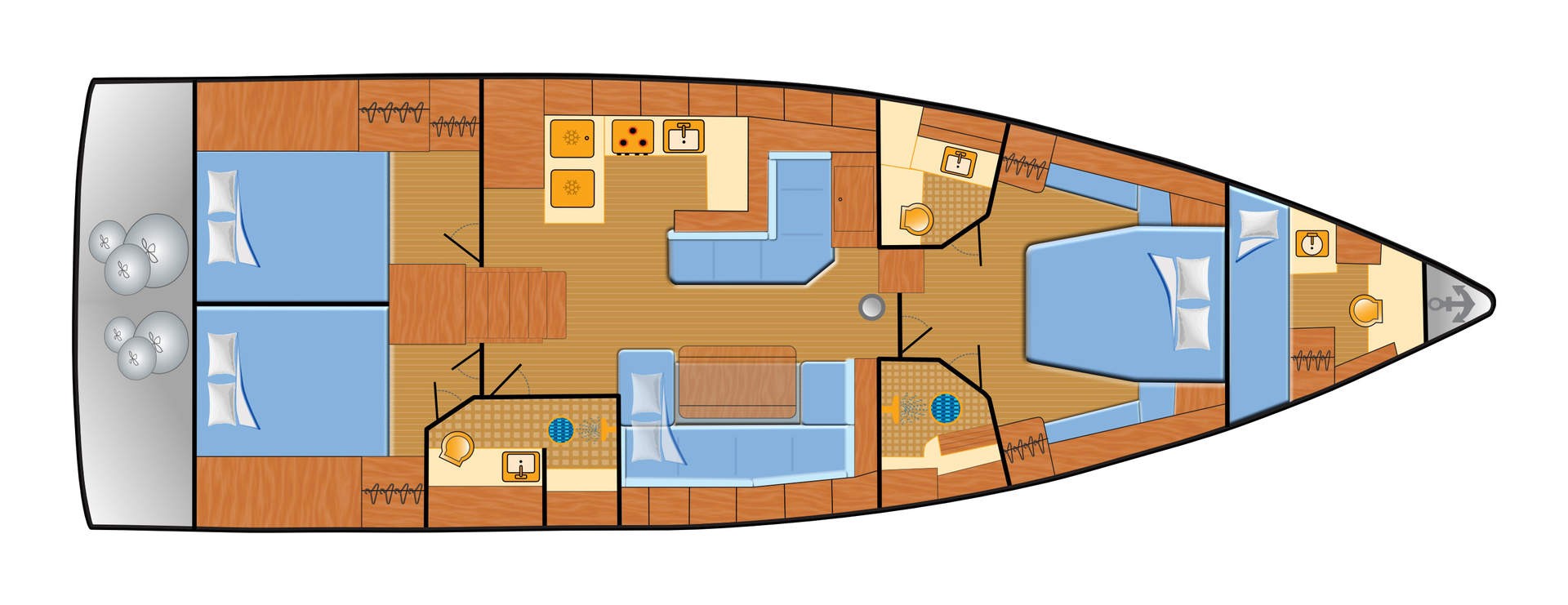 Oceanis 51.1, Marny | Yacht Charter Croatia
