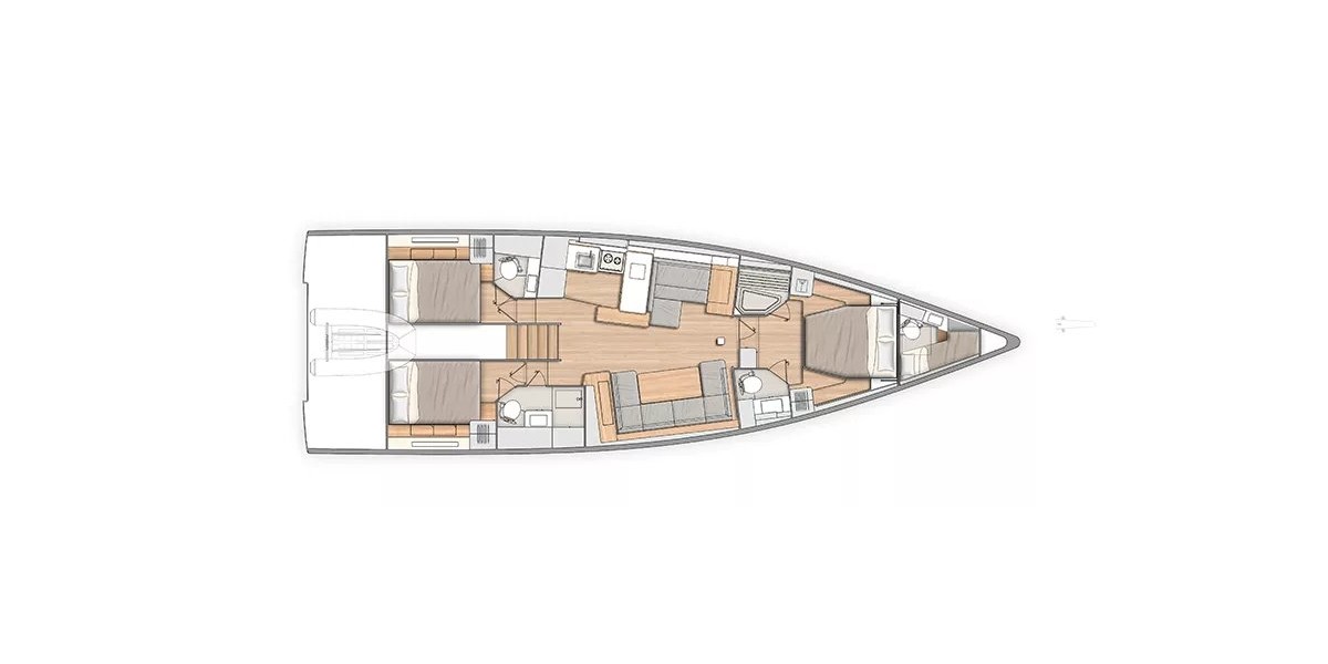 Oceanis 54, Eve One | Yacht Charter Croatia