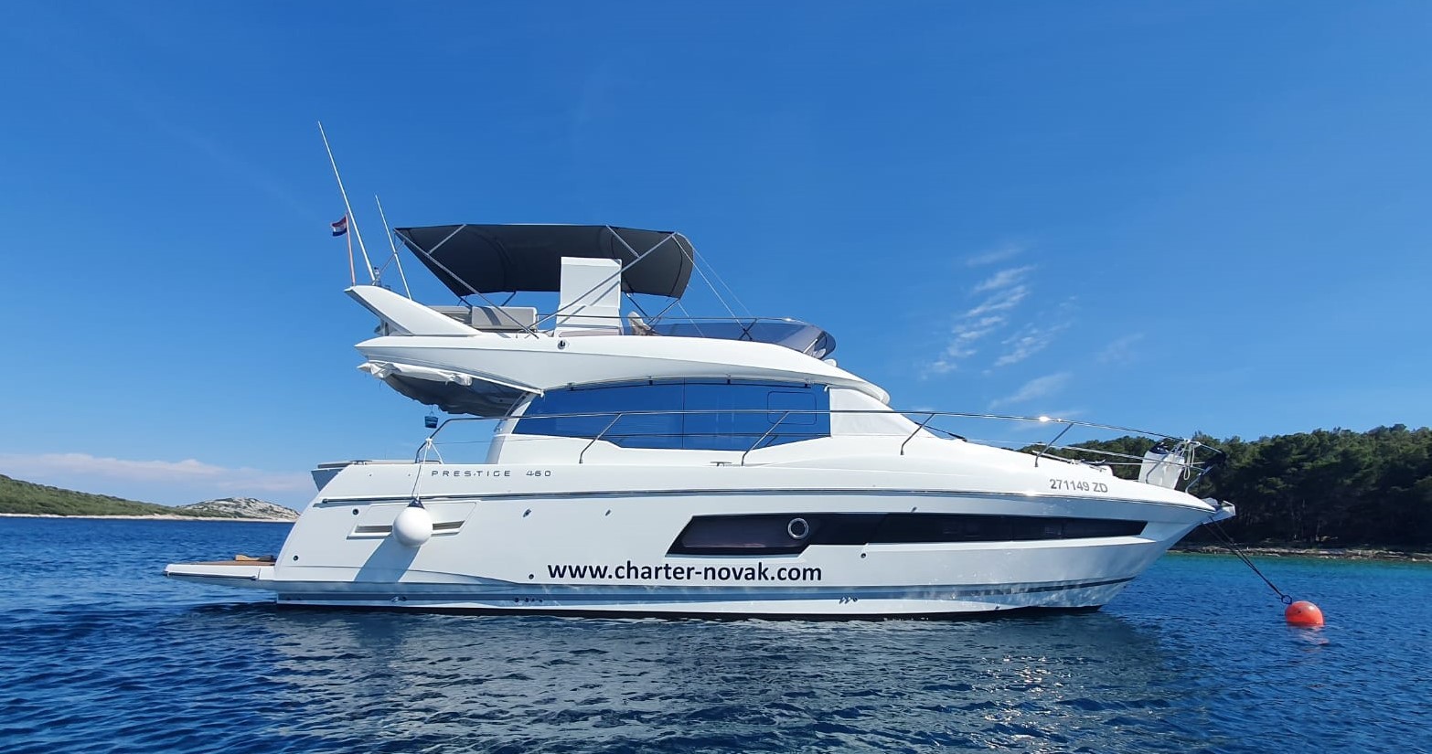 Prestige 460, Ferus | Yacht Charter Croatia