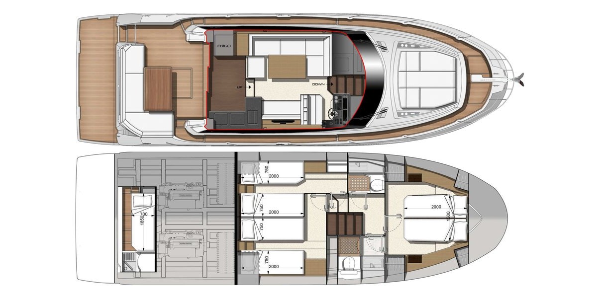 Prestige 460, Ferus | Yacht Charter Croatia