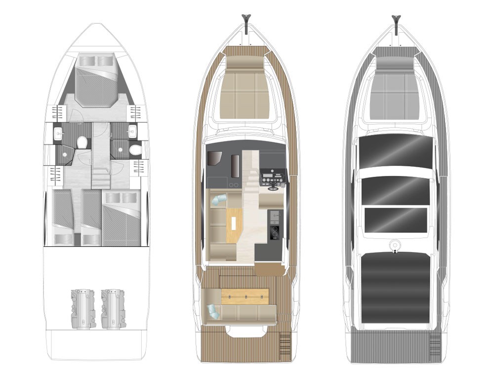 Sealine C390, Tireless | Yacht Charter Croatia