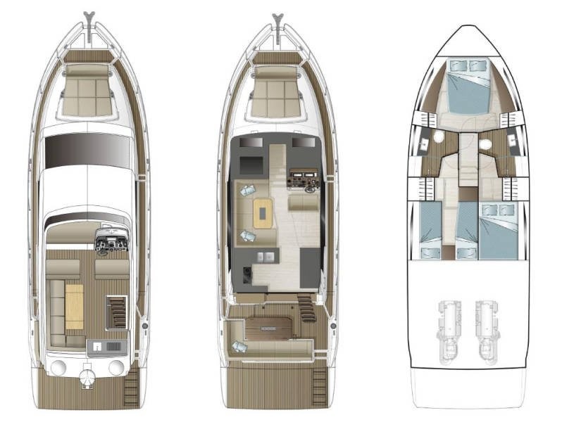 Sealine F430, Lomar | Yacht Charter Croatia