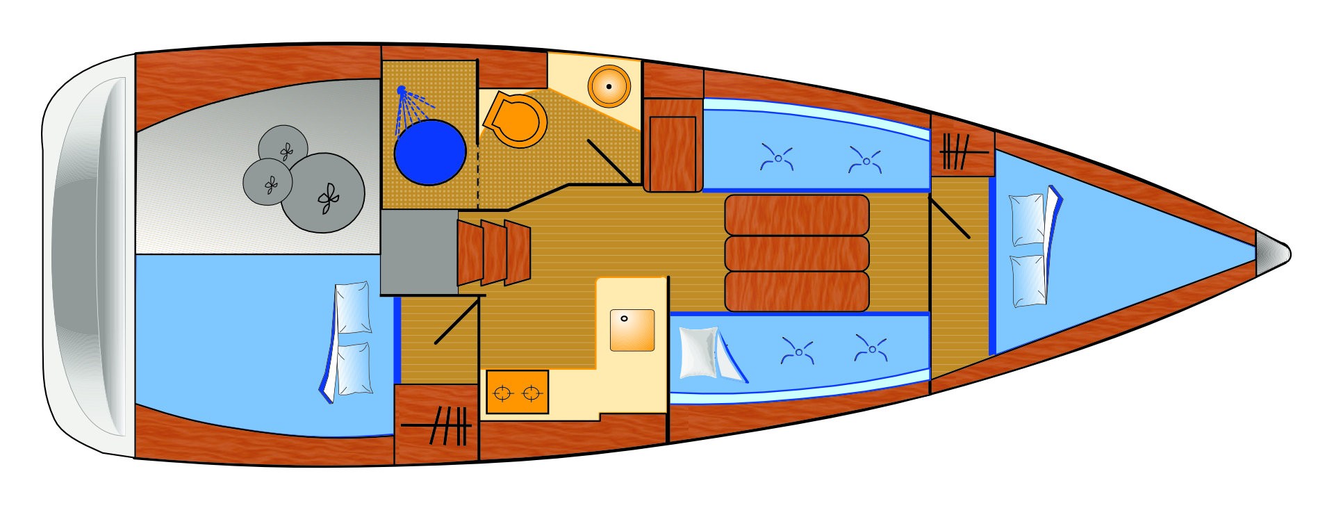 Sun Odyssey 349, Anastasia | Yacht Charter Croatia
