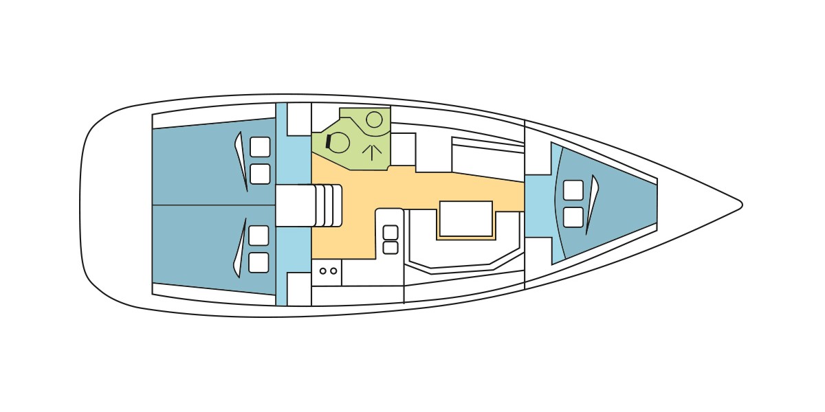 Sun Odyssey 389 (2R), PITTA | Yacht Charter Croatia
