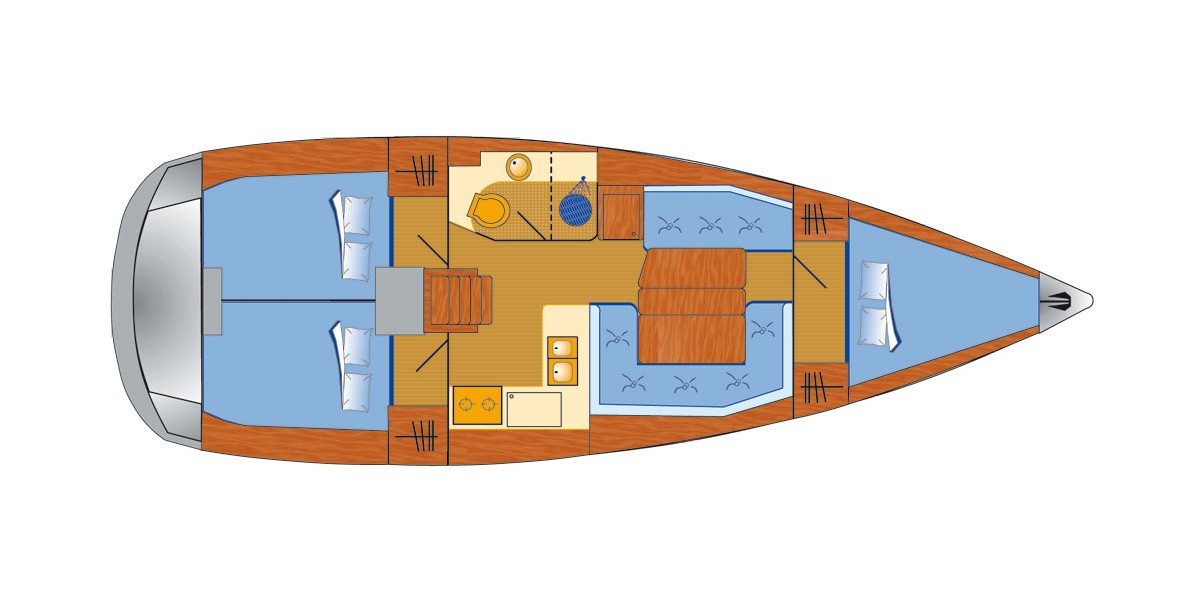 Sun Odyssey 389, Amadeus | Yacht Charter Croatia