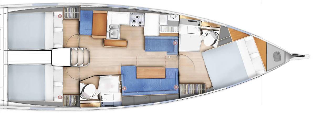 Sun Odyssey 410, Lumina | Yacht Charter Croatia