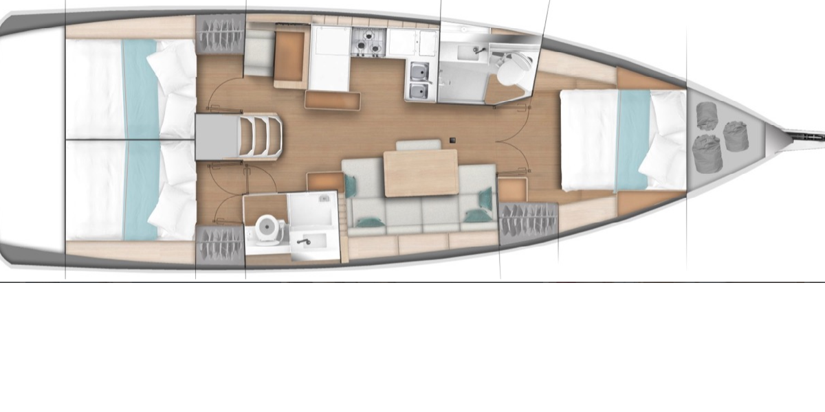 Sun Odyssey 440, Lucia II | Yacht Charter Croatia