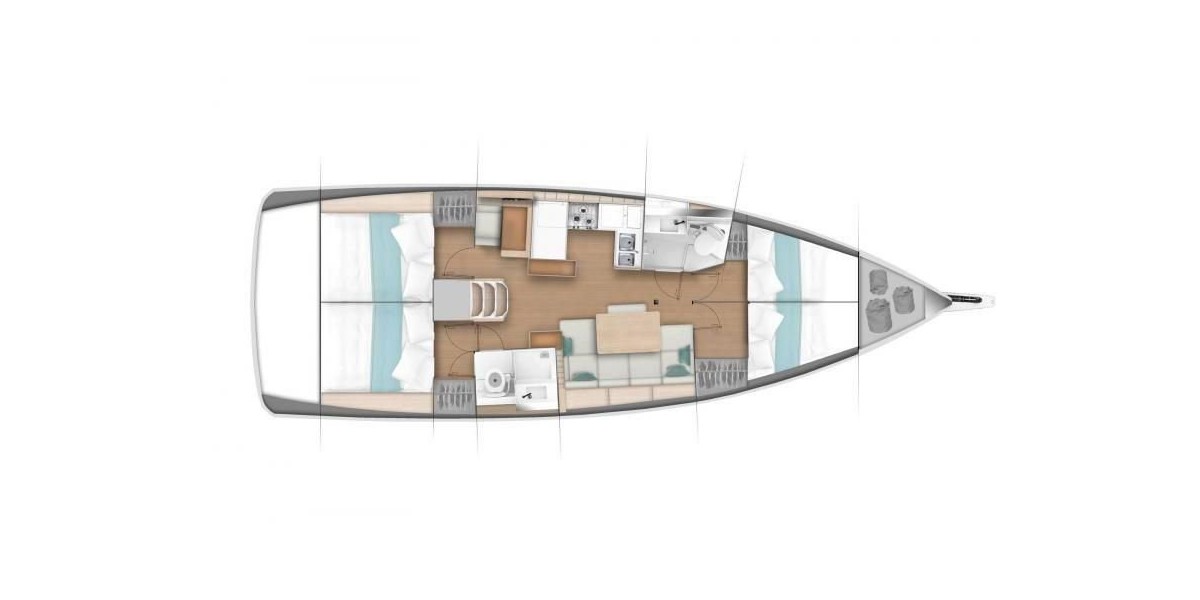 Sun Odyssey 440, Milky Way | Yacht Charter Croatia