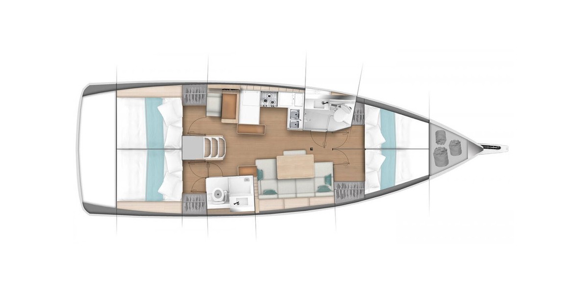 Sun Odyssey 440, Karla | Yacht Charter Croatia