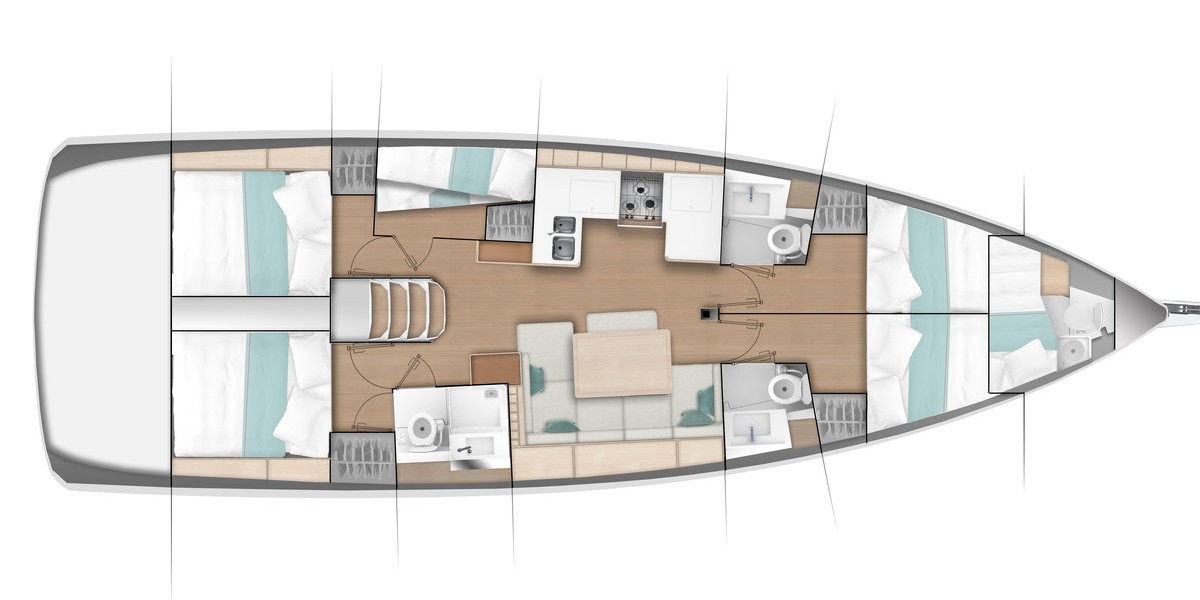 Sun Odyssey 490, Donar | Yacht Charter Croatia