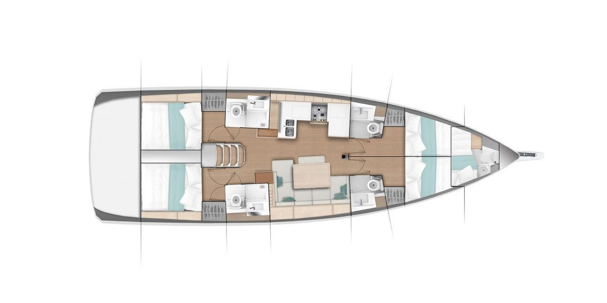 Sun Odyssey 490, None | Noleggio di Yacht Croazia