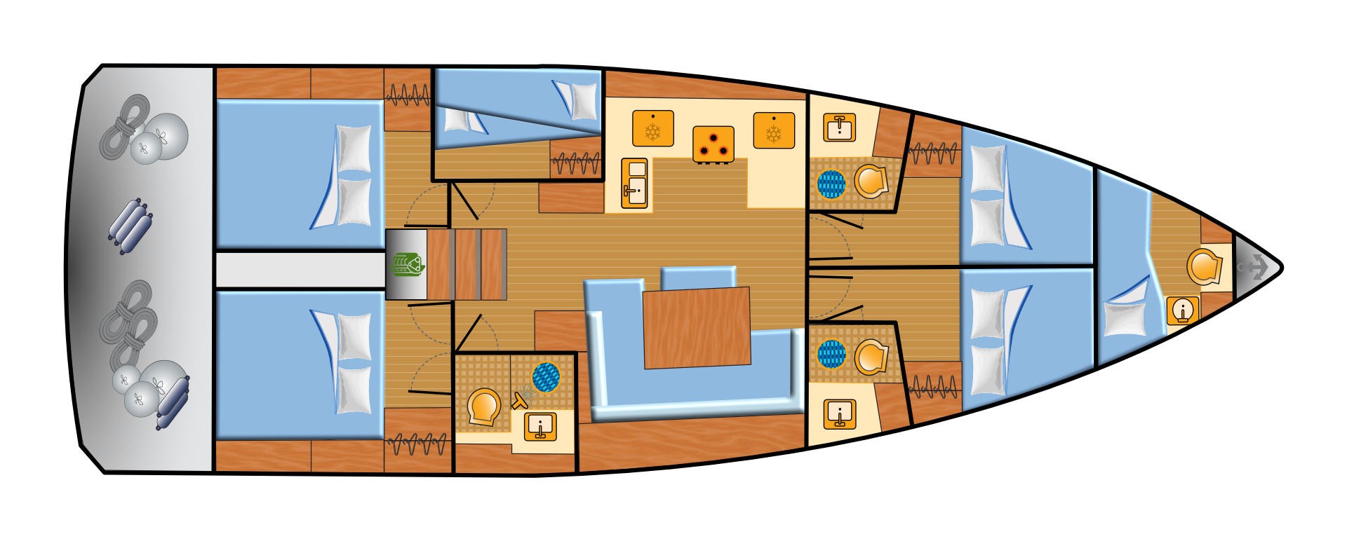 Sun Odyssey 490, Poseidon | Yacht Charter Croatia