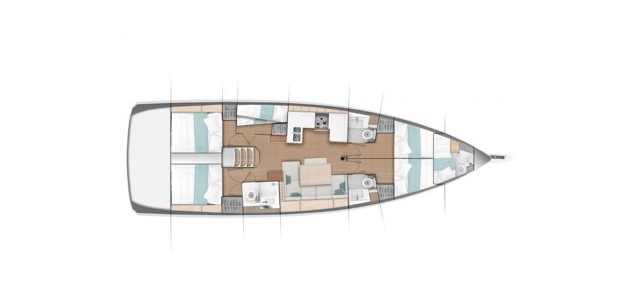 Sun Odyssey 490, Swannabe | Yacht Charter Croatia