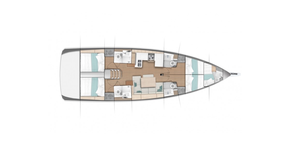 Sun Odyssey 490, Caruso | Noleggio di Yacht Croazia