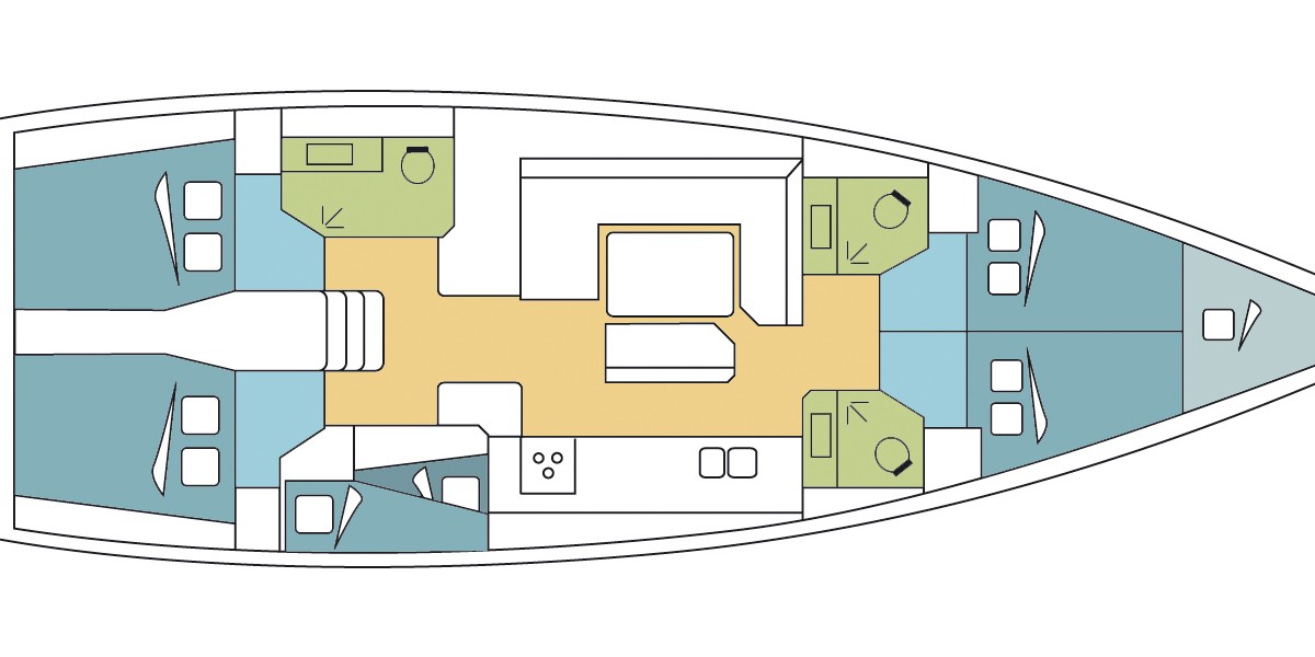 Sun Odyssey 509, POMONE-15 | Noleggio di Yacht Croazia