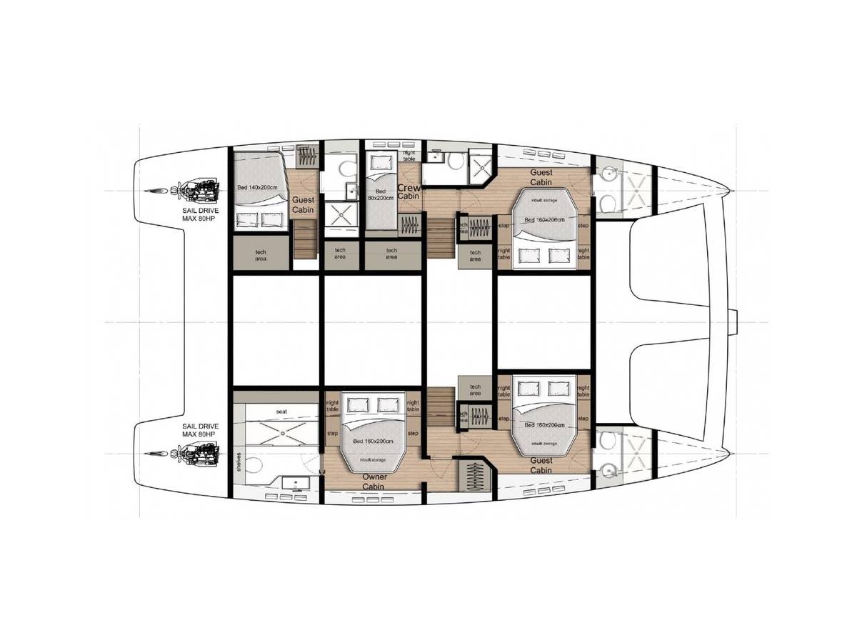 Sunreef 50, Sweet Dreams | Yacht Charter Croatia